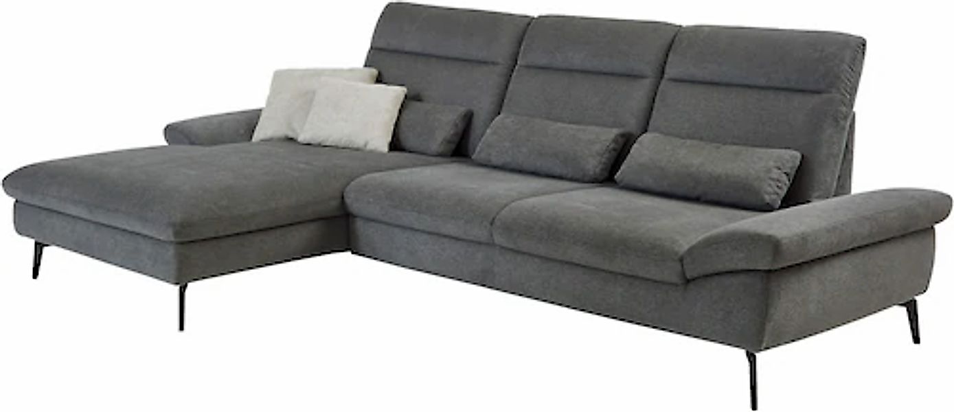 HUKLA Ecksofa "HU-HP22156 L-Form", inkl. Kopfpolsterverstellung, optional m günstig online kaufen