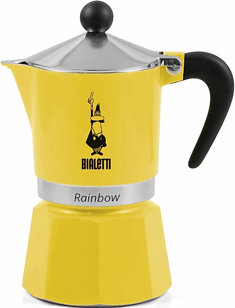 BIALETTI Espressokocher "Rainbow" 0,27 l Kaffeekanne Aluminium günstig online kaufen