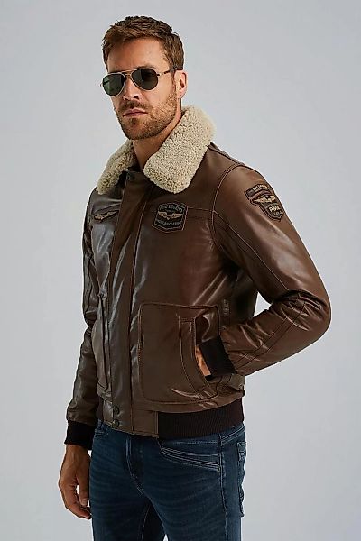 PME LEGEND Lederjacke - Flight jacket HUDSON Buff - hochwertige Lederjacke günstig online kaufen