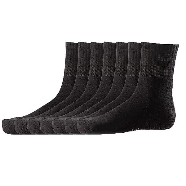 Dailysoxx Langsocken Unisex Short Crew Socken Everyday mit Frotteesohle 7er günstig online kaufen