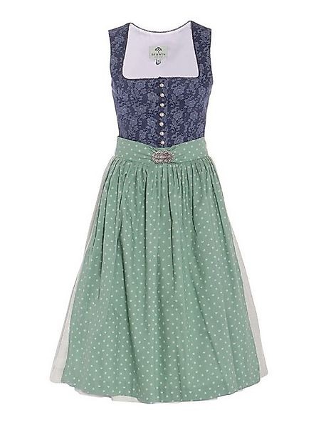 Berwin Dirndl Dirndl mit Baumwoll-Oberteil mit Rosendruck günstig online kaufen