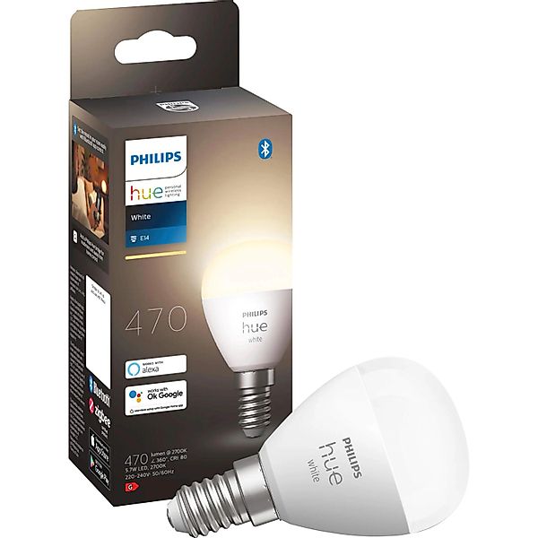 Smart Glühbirne Philips Weiß E14 40 W G 470 Lm (2700k) (restauriert A+) günstig online kaufen