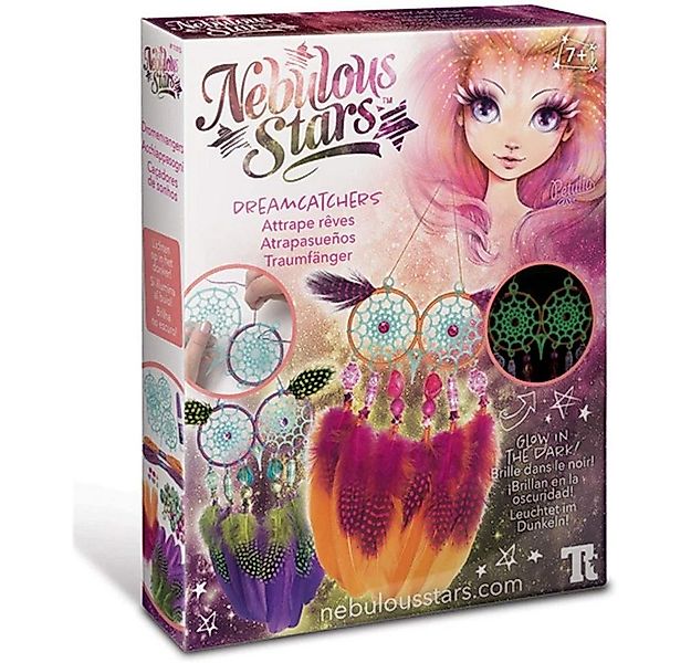 Nebulous Stars Kreativset Traumfänger leuchtet im Dunkeln, Bastelset Eulen günstig online kaufen