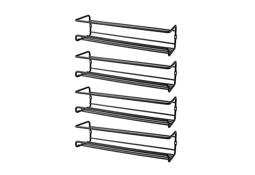 STILVORA Gewürzregal Küchenregal Metallregal Wandregal für Küche, Gewürze, günstig online kaufen