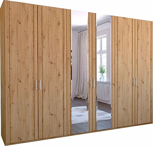 WIEMANN Kleiderschrank "Mainau" mit Holz- und Spiegeltüren günstig online kaufen