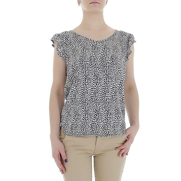 Ital-Design Kurzarmbluse Damen Elegant (85987260) Rüschen günstig online kaufen