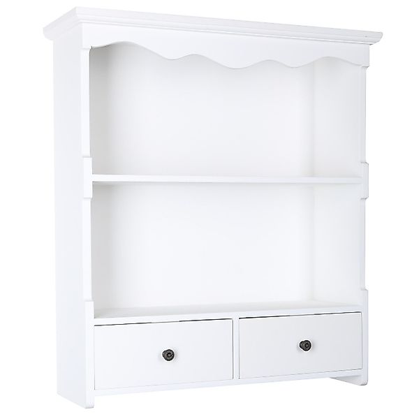 Home4Living Wandregal Küchenregal Wandschrank Weiß Regal günstig online kaufen