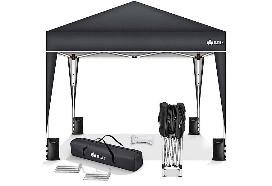 tillvex Faltpavillon tillvex® Pavillon 3x3m Wasserdicht Gartenzelt Faltpavi günstig online kaufen