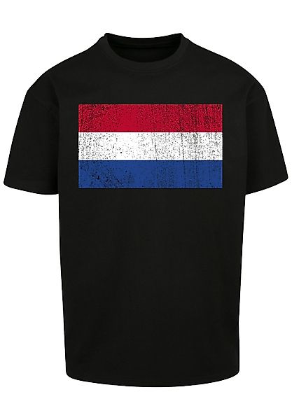 F4NT4STIC T-Shirt "Netherlands NIederlande Holland Flagge distressed", Prin günstig online kaufen