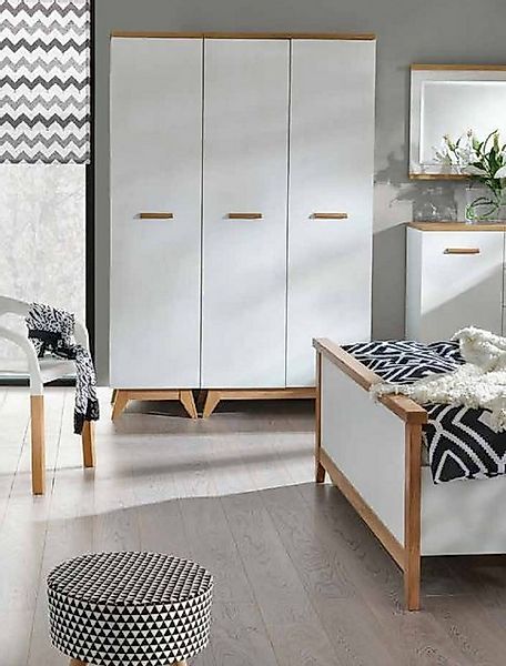 JVmoebel Kleiderschrank Schlafzimmer 3 türiger Holz Wandschrank Schrank Kle günstig online kaufen