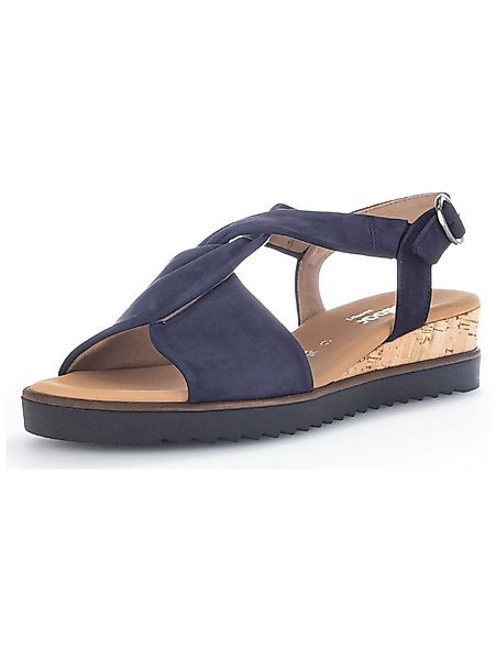 Gabor Sandalen Nubukleder Keilsandalette günstig online kaufen