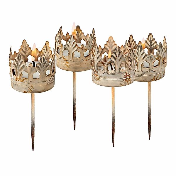 Mirabeau Adventskranz Steckwindlicht 4er Set Groisy günstig online kaufen