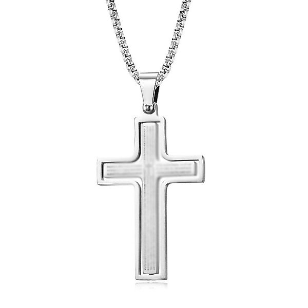 RWEUOQ Kreuzkette Herren-Halskette mit Anhänger Kreuz-Halskette günstig online kaufen