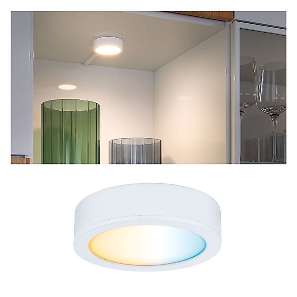 Paulmann "Clever Connect LED Spot Disc Tunable White 2,1W Weiß matt" günstig online kaufen