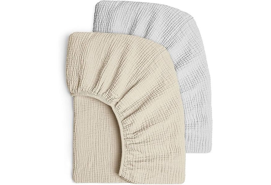NUODWELL Spannbettlaken Spannbettlaken Babys Baumwoll-Spannbettlaken Hautfr günstig online kaufen