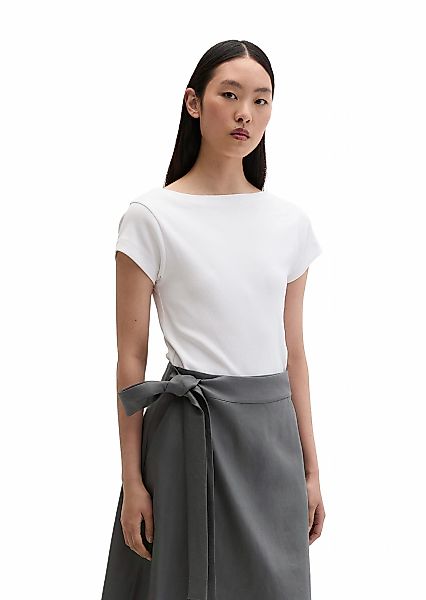 Marc OPolo T-Shirt "aus elastischem Rippjersey" günstig online kaufen