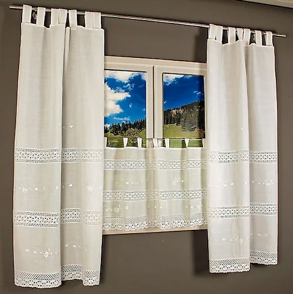 HOSSNER - ART OF HOME DECO Gardine »Drachensee«, (1 St.), m. Spitze günstig online kaufen