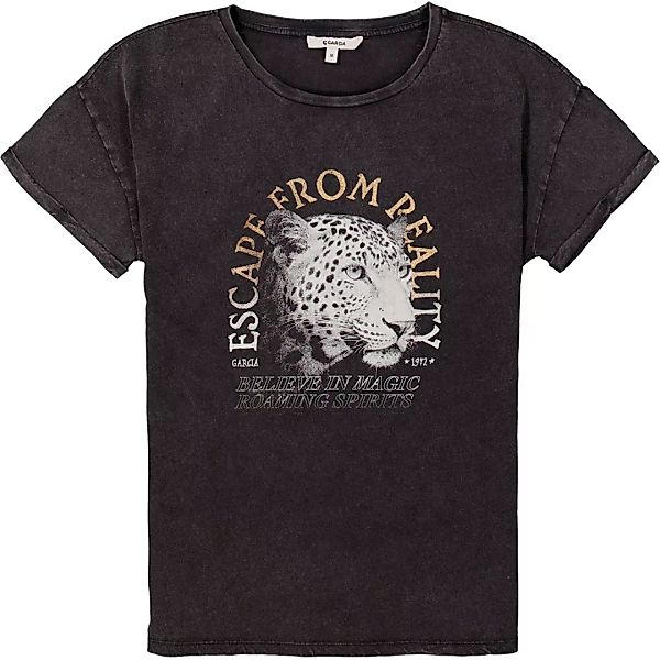 Garcia Kurzärmeliges T-shirt L Black1 günstig online kaufen