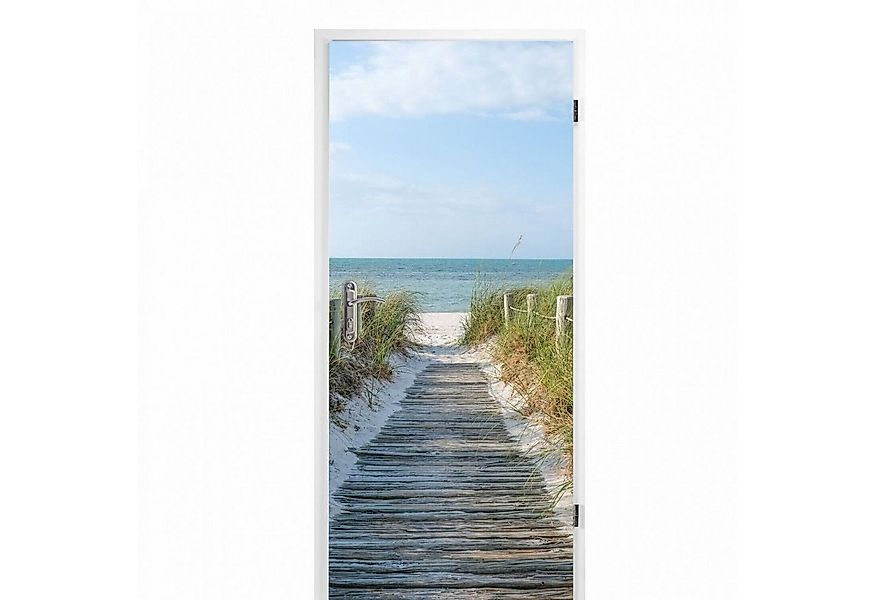 nikima Wandtattoo TB-04 selbstklebendes Türbild – Ostseeweg (PVC-Folie), 0, günstig online kaufen