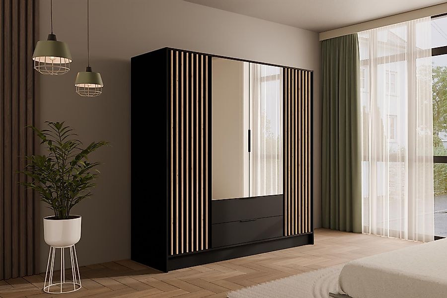 ALTDECOR Drehtürenschrank NELIA (Kleiderschrank Garderobenschrank mit günstig online kaufen