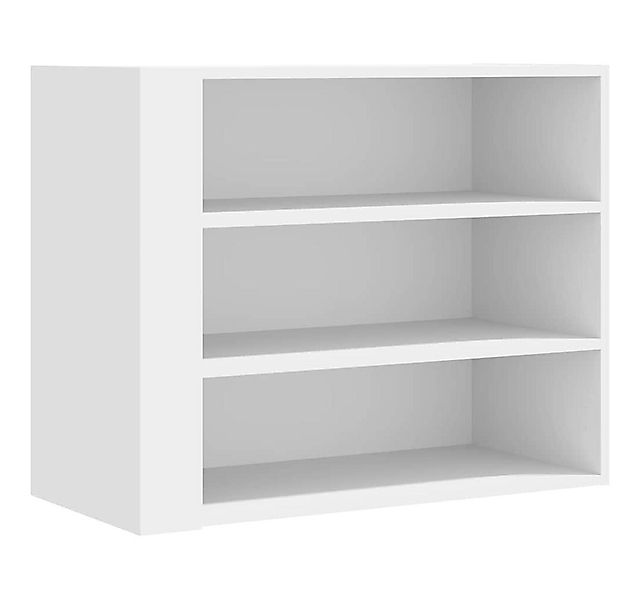 vidaXL Regal Wandregal Weiß 75x35x60 cm Holzwerkstoff, 1-tlg. günstig online kaufen