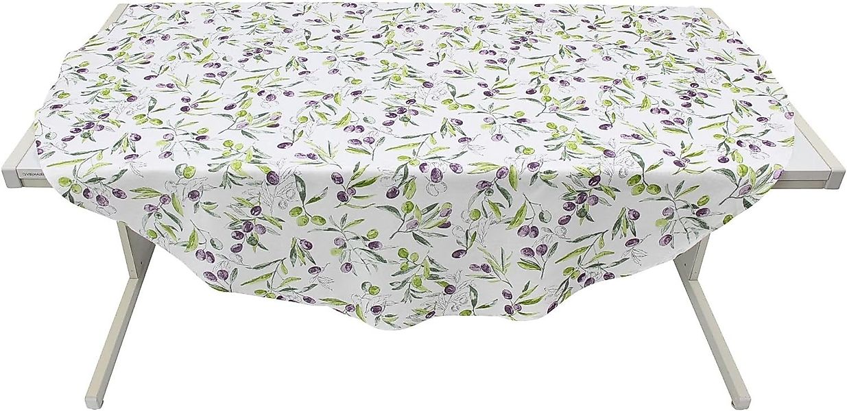 Dekoleidenschaft Gartentischdecke "Olive" rund Ø 160 günstig online kaufen