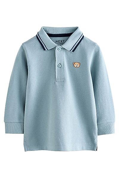 Next Langarm-Poloshirt Langärmeliges Polo-Shirt (1-tlg) günstig online kaufen
