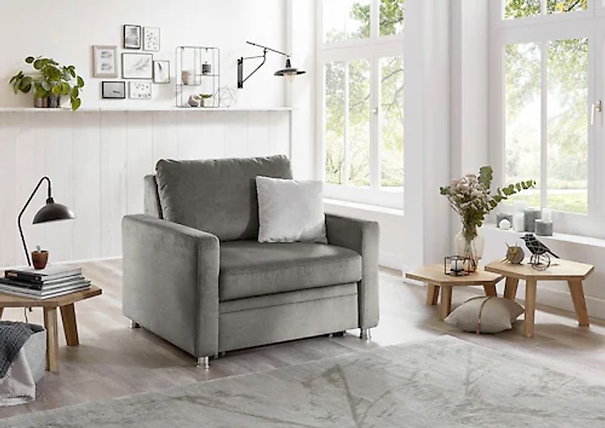 Die PlanBar Schlafsofa »MP-PD19021«, mit Längsschläferfunktion 80x210 cm günstig online kaufen