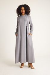 fashionshowcase Tunikakleid Abaya Kleid mit Schmuckdetails günstig online kaufen
