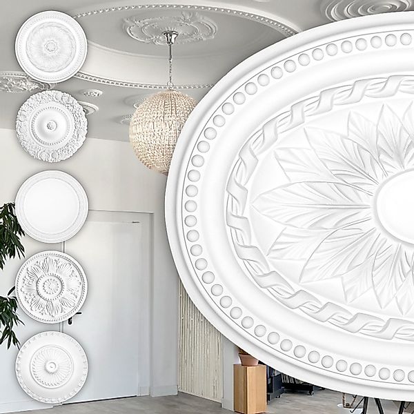Hexim Perfect Wanddekoobjekt B2030 (Stuckrosette aus günstig online kaufen