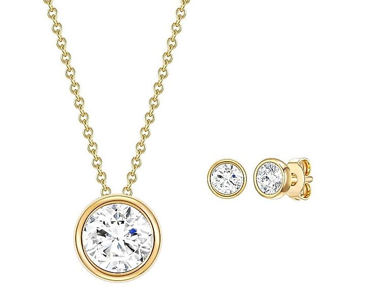 Rafaela Donata Schmuckset gelbgold (3-tlg), aus Sterling Silber günstig online kaufen