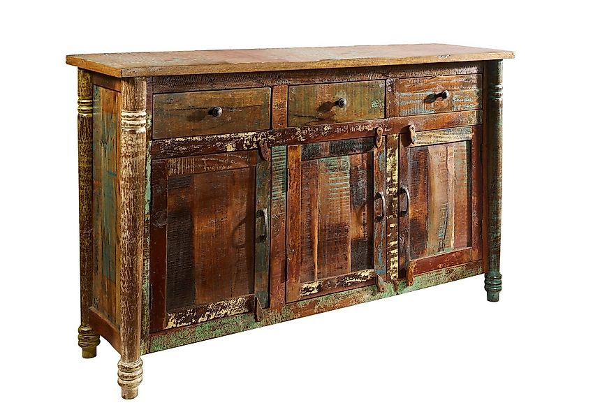 Massivmoebel24 Sideboard FABLE (Sideboard Altholz 140x42x88 günstig online kaufen
