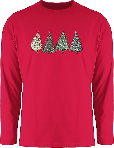 Shirtracer Rundhalsshirt Weihnachtsbäume Weihachten Kleidung günstig online kaufen