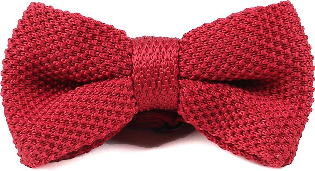 Suitable Knitted Smoking Fliege Bordeaux Rot - günstig online kaufen