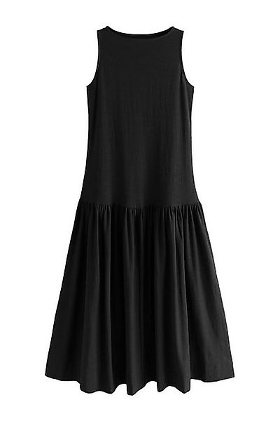 Next Midikleid Ärmelloses Midikleid 100 % Baumwolle (1-tlg) günstig online kaufen