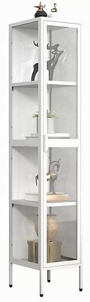 VCM Standvitrine Stahl Glas Vitrine Schaukasten Floka XL günstig online kaufen