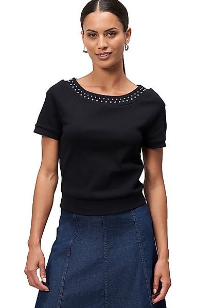 Zero Kurzarmshirt Damen mit Nieten (1-tlg) weiteres Detail günstig online kaufen