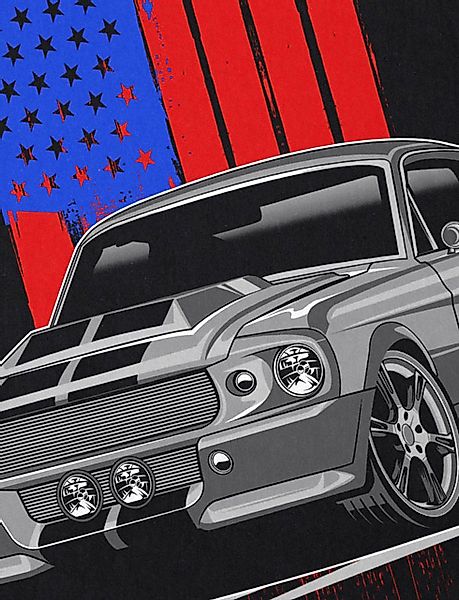 style3 T-Shirt GT500 Eleanor mustang stars günstig online kaufen