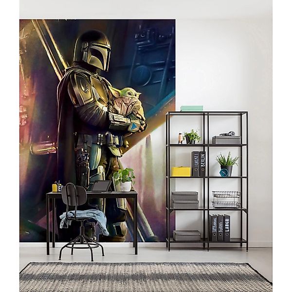 Disney Fototapete Mandalorian Savior Multicolor 200 x 280 cm 610733 günstig online kaufen