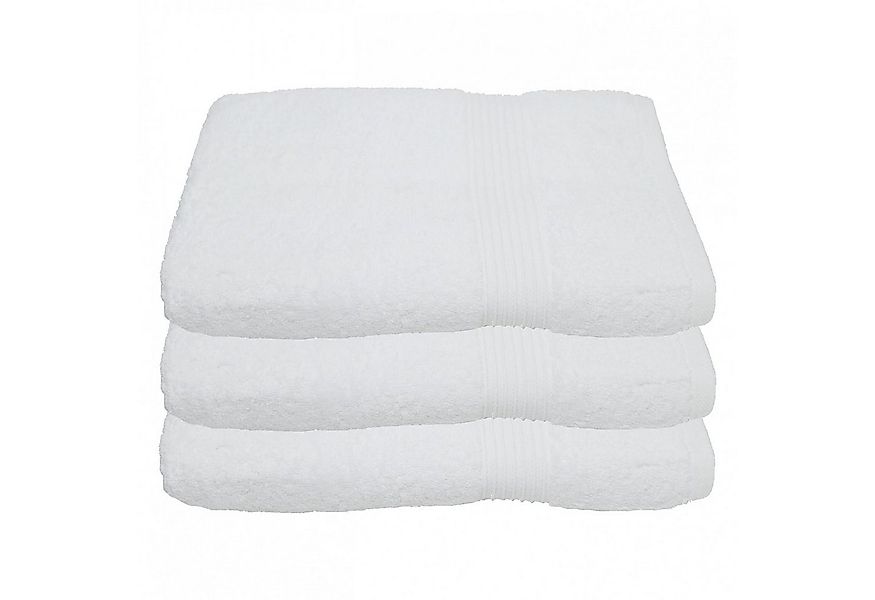 Julie Julsen Duschtücher 3-Duschtücher-Weiss-Duschtuch 70 x 140 cm, Baumwol günstig online kaufen