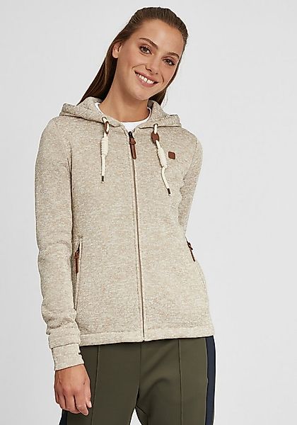 OXMO Kapuzensweatjacke OXThory Übergangsjacke mit weicher Fleece-Innenseite günstig online kaufen