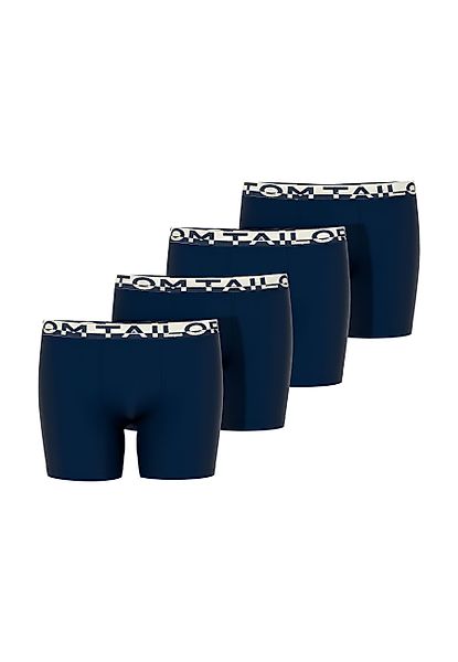 TOM TAILOR Boxershorts (4-St) mit elastische günstig online kaufen