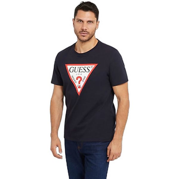 Guess  T-Shirt T-shirt col rond  Logo Original günstig online kaufen