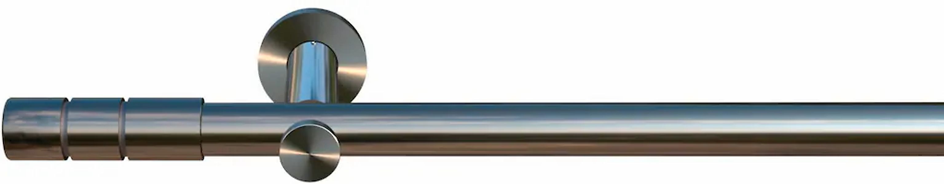 indeko Gardinenstange "Hamburg" Ø 20 mm 1 läufig-läufig Wunschmaßlänge Komp günstig online kaufen