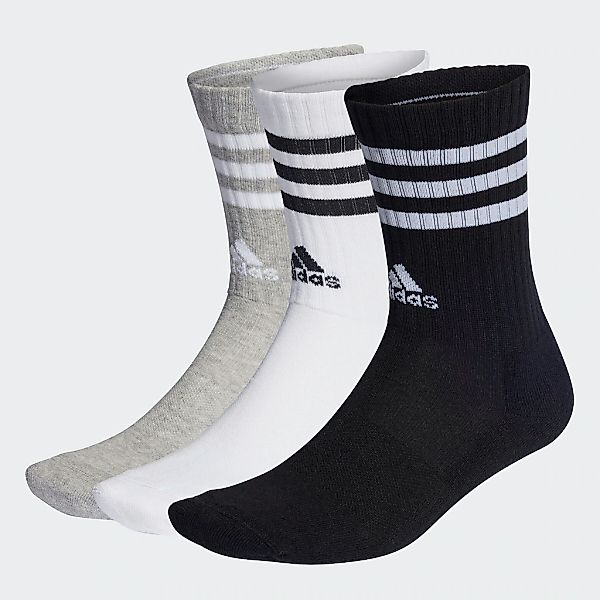 adidas Performance Sportsocken "3-STREIFEN CUSHIONED CREW, 3 PAAR" 3 Stk. t günstig online kaufen