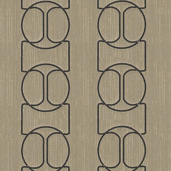 Bricoflor Metallic Tapete im Art Deco Stil Elegante 20er Jahre Vliestapete günstig online kaufen