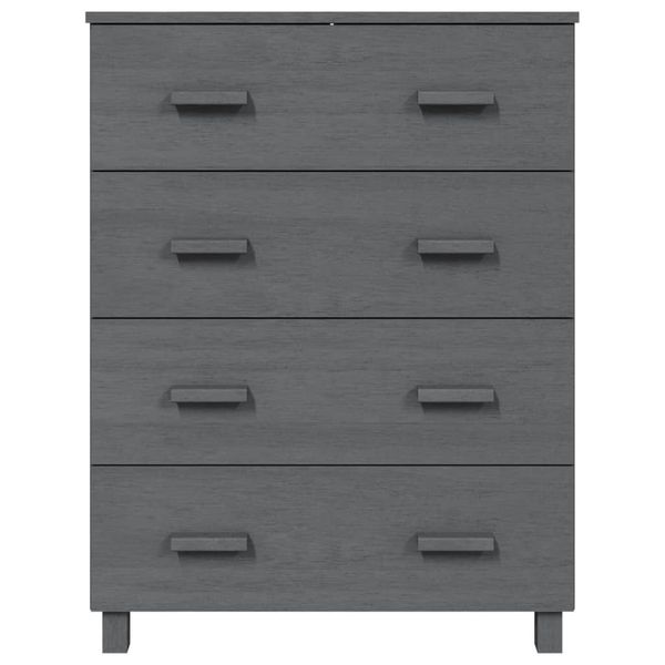 vidaXL Sideboard Sideboard HAMAR Dunkelgrau 79x40x103,5 günstig online kaufen