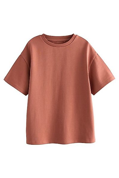 Next T-Shirt Oversized Fit T-Shirt aus 100 % schwerer Baumwolle (1-tlg) günstig online kaufen