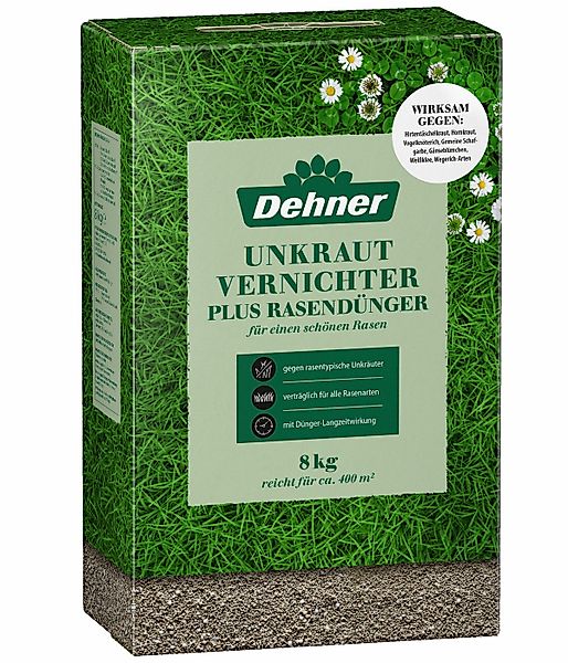 Dehner Rasendünger Unkrautvernichter plus Rasendünger, 5kg günstig online kaufen