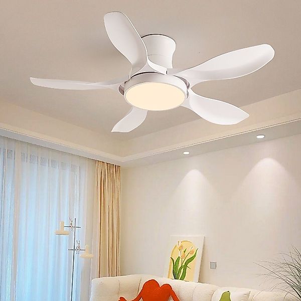 Euroton Deckenventilator Deckenventilator LED Beleuchtung 6 günstig online kaufen